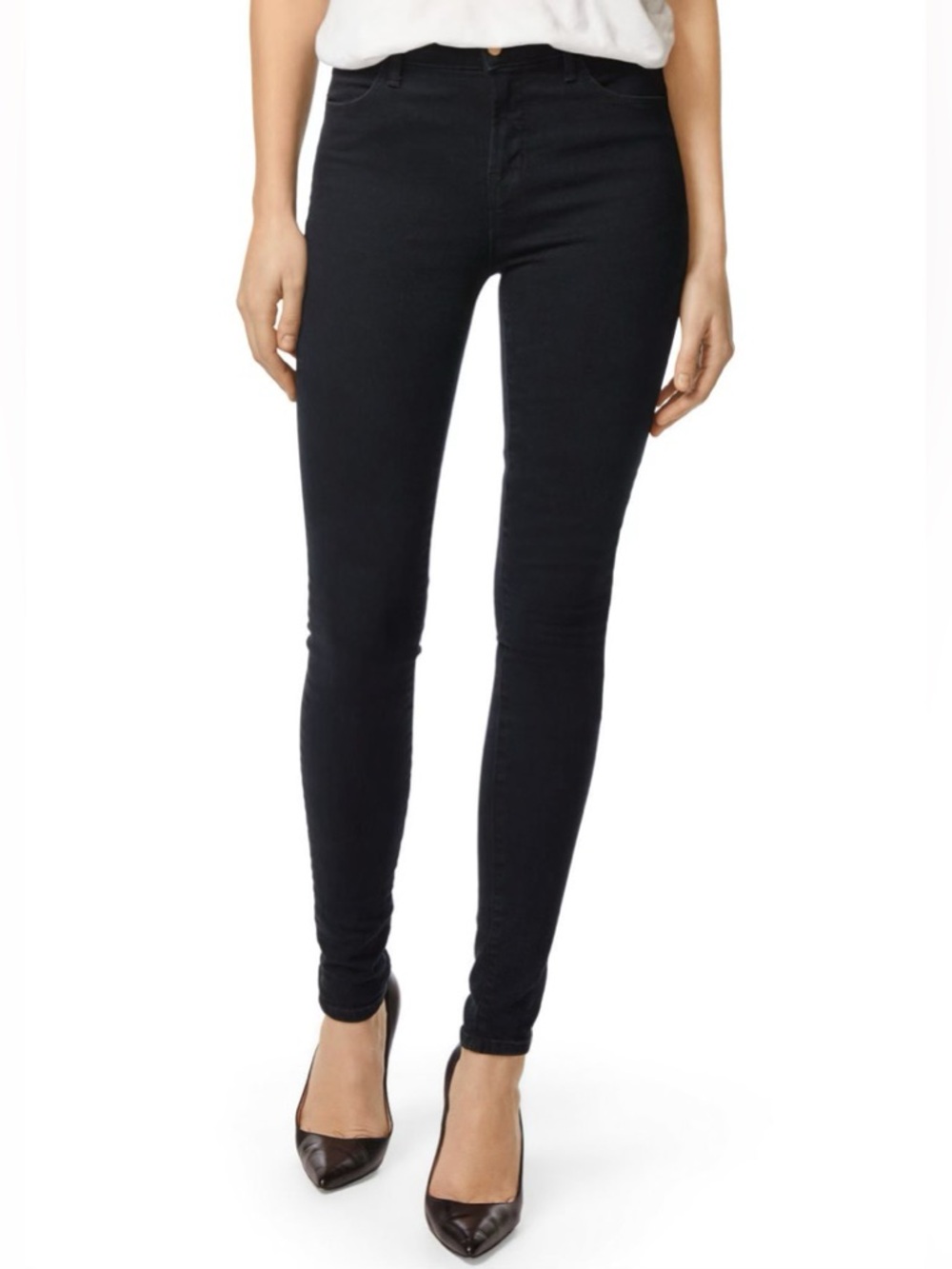 J Brand Maria High-Rise Skinny Jeans Bluebird (Women's Size 27)